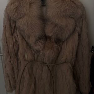 Vintage Silver Fox Fur Women's Jacket